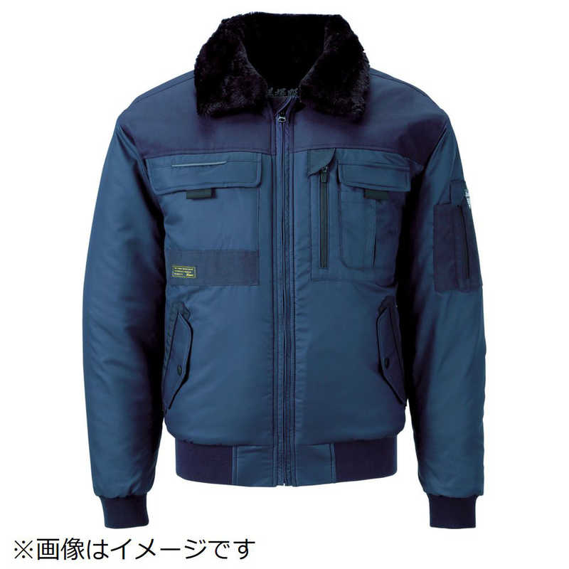 ジーベック　222 現場服 防寒ブルゾン 3L 紺　222-10-3L