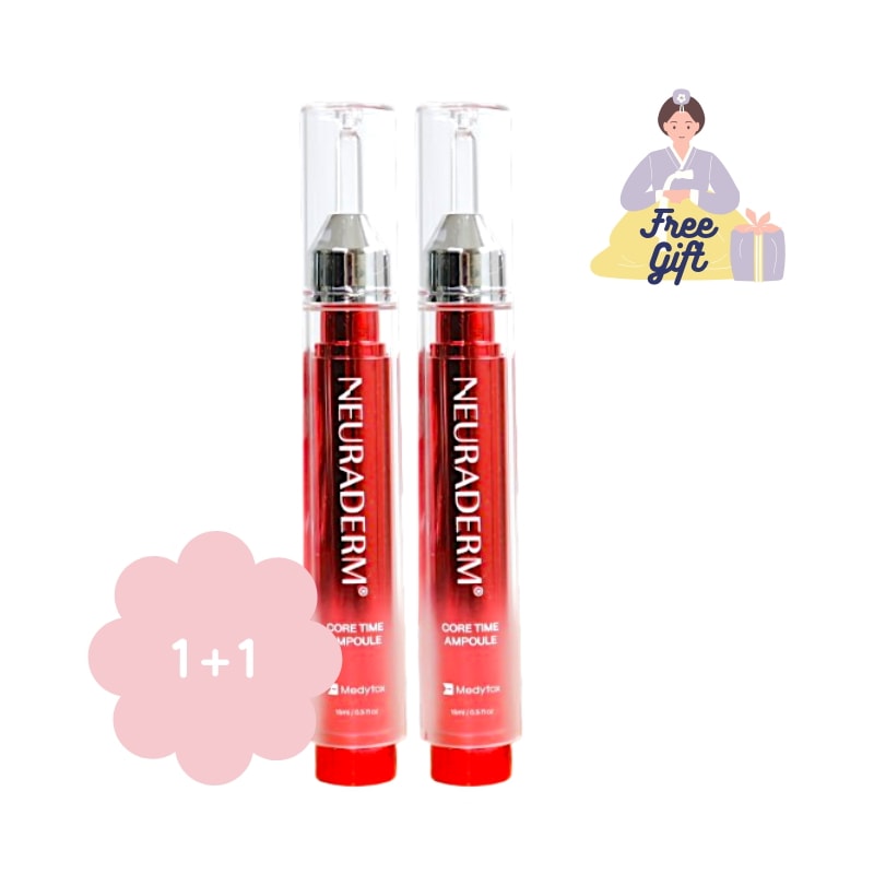 【ホンファヨンPick】Medyto x NEURADERM コアタイムアンプル 15mlX2 　美容液/塗るスキンブースター/弾力アンプル/弾力ケア/保湿/リフティング/しわケア/くすみケア/韓国