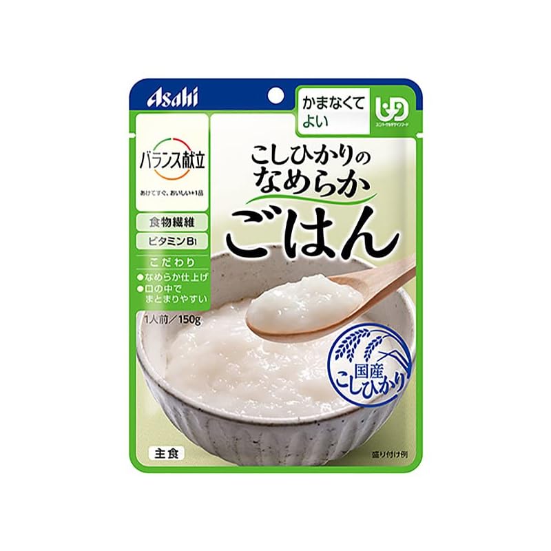 アサヒ食品グループ バランス献立 こしひかりのなめらかごはん 150g×24個入