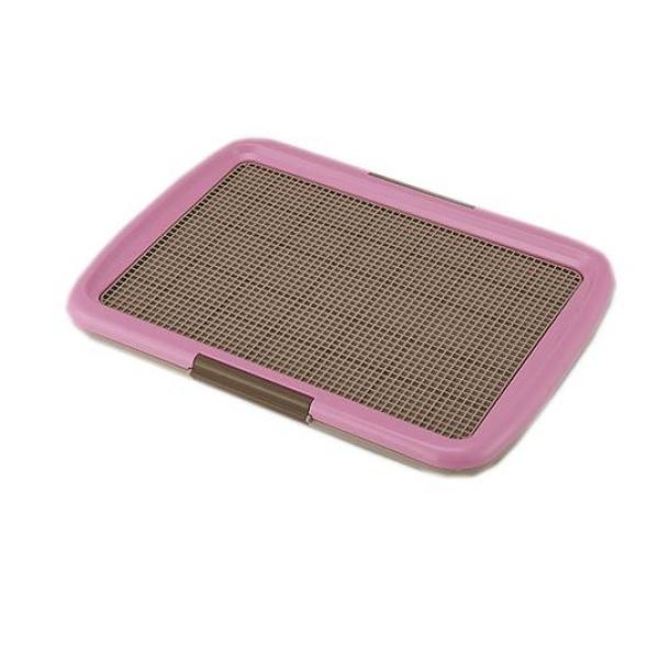 ボンビアルコン 犬用 しつけるトレーメッシュプラス Mサイズ 本体 1組入 (ピンク)