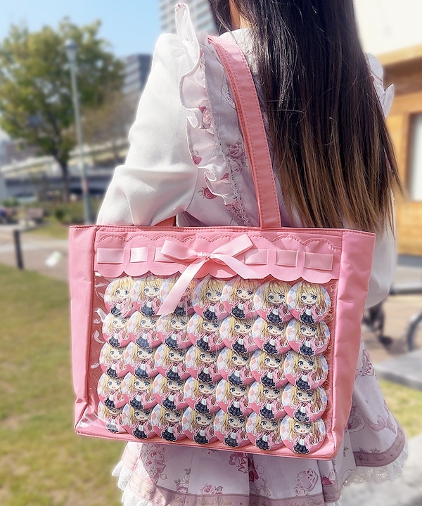 Qoo10 ザッカマート A4 軽量 痛バッグ 推し活 リボン ト