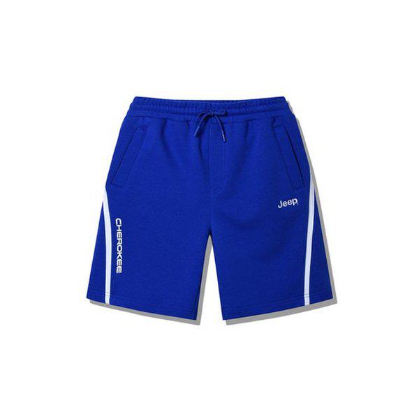 JP1TSU931 チェロキー) テープ配色 5部パンツ 2024年 ブルー トレーニング ハーフパンツ_SC