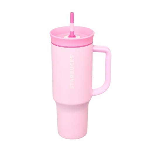 ハートフル トラベルコールドカップ 1185ml 大容量 ストロータンブラー 韓国雑貨 保冷ボトル