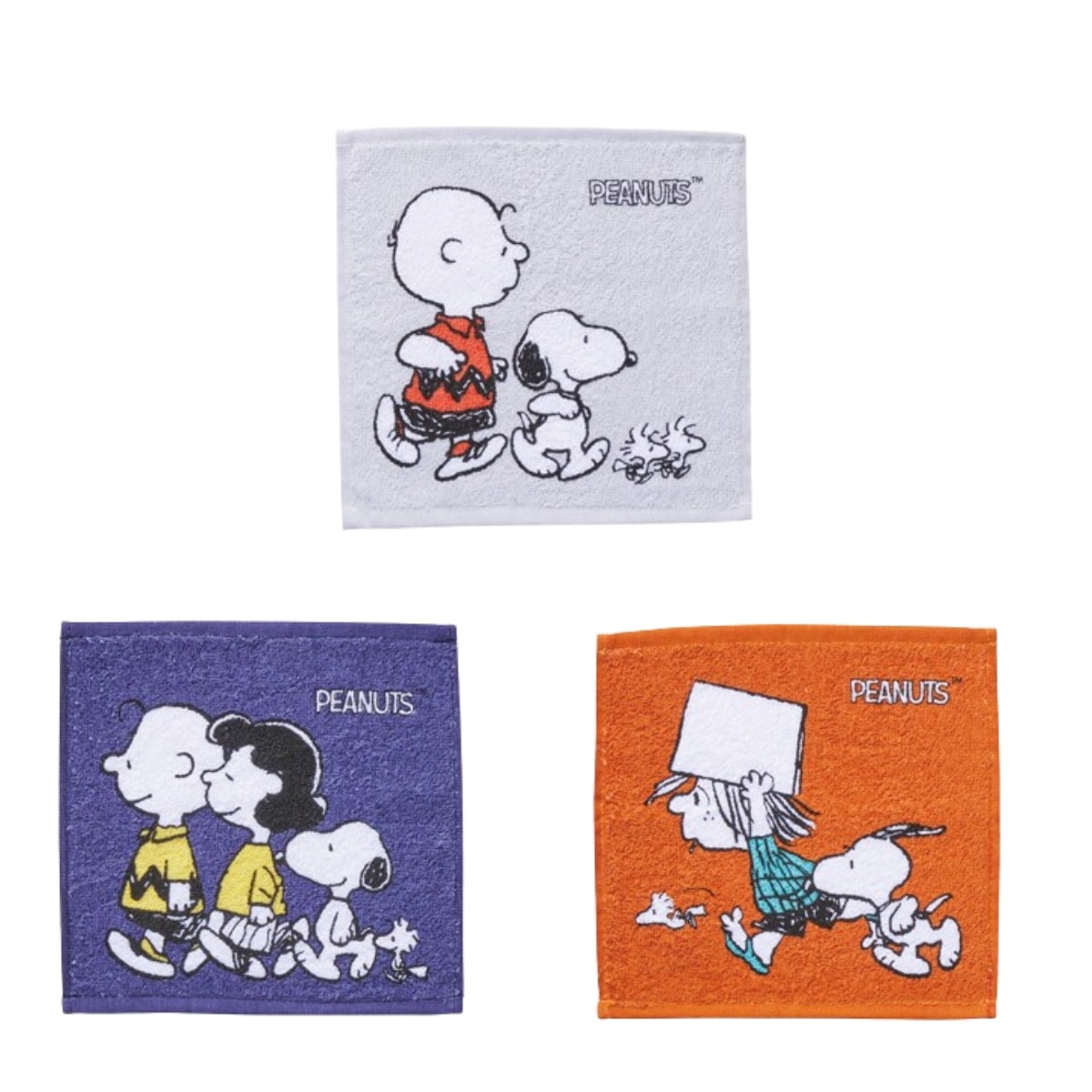 360枚セット スヌーピー ハンドタオル コットン100％ 20×20cm 景品 イベント ノベルティ キャラクター 粗品 記念品 プチギフト