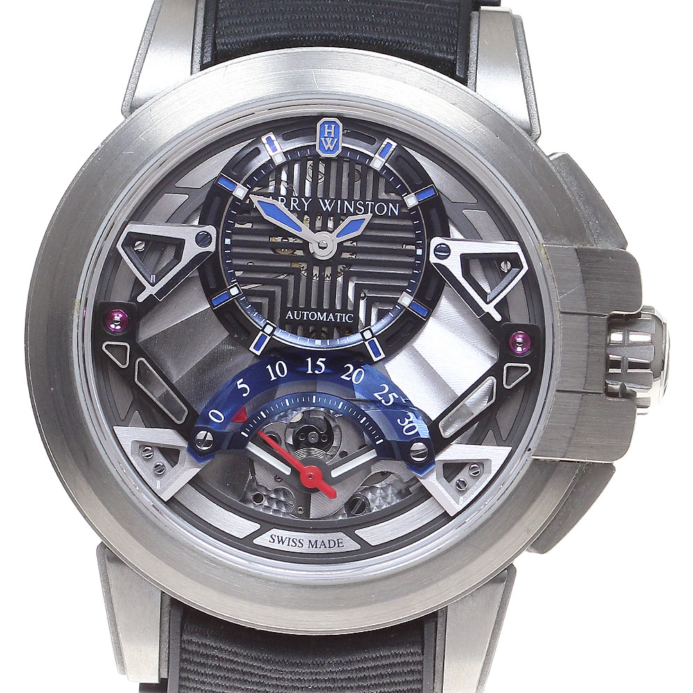 ハリーウィンストン HARRY WINSTON OCEARS42ZZ001 プロジェクト Z14 世界限定300本 自動巻き メンズ 箱・保証書付き_844743【中古】