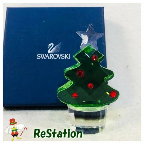 【中古】スワロフスキー クリスタル 置物 クリスマスツリー ミディアム フェリックス ザ・ツリー #5103225