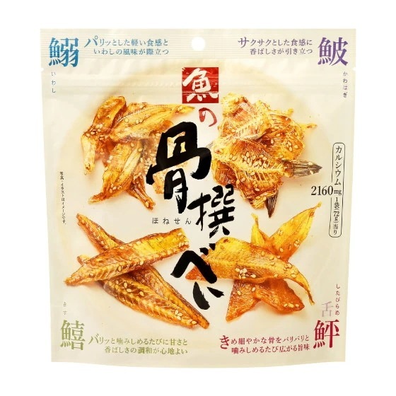 【送料無料】MDホールディングス 魚の骨撰べい 72g24袋