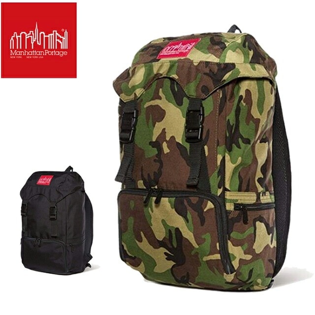 マンハッタンポーテージ Manhattan Portage メンズ レディース バッグ MP2123 ハイカー バックパック リュック 迷彩 黒 カモフラージュ ブラック 通勤 通学