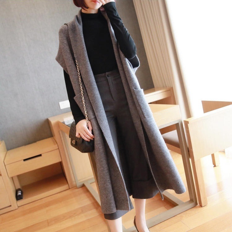 トップス ベスト ジレ ロングベスト ロングジレ 前開き かわいい 大人可愛い きれいめ シンプル 上品 おしゃれ かっこいい カジュアル こなれ感 個性的 主役級 ラフ ルーズ 存在感 抜け感 秋