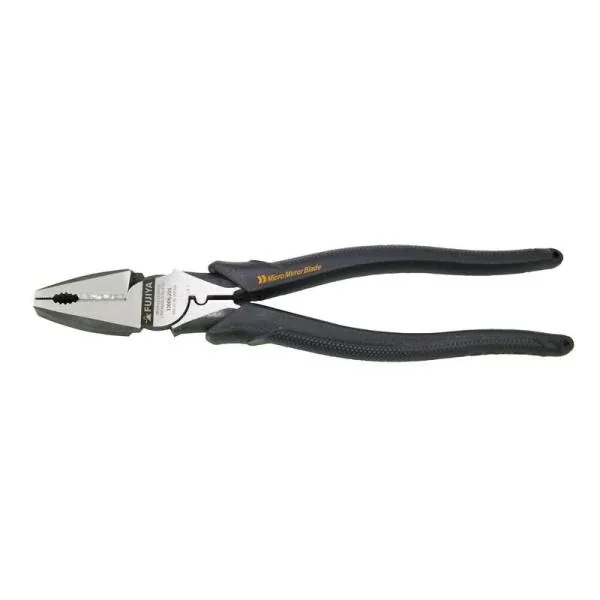 フジ矢 電工職人偏芯ペンチ 3300N－225 作業工具 ペンチ ニッパ ペンチ