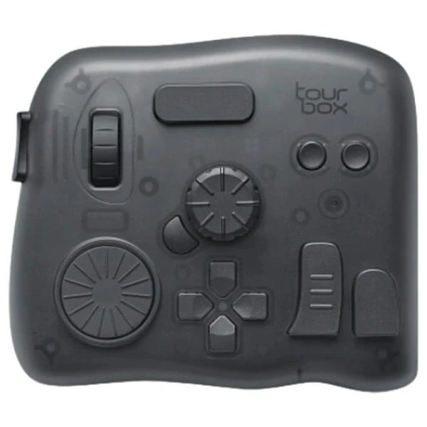 TourBox TBECA-TS トランスルーセント Elite 左手デバイスキーボード