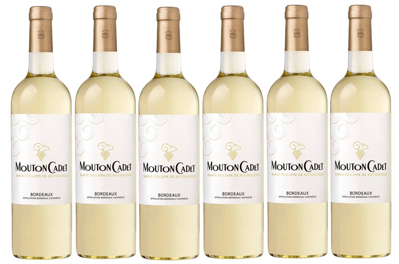 【送料無料】バロンフィリップドロスチャイルド ムートンカデ ブラン 750ml6本［白/フランス/ボルドー］【北海道沖縄県東北四国九州地方は必ず送料が掛かり