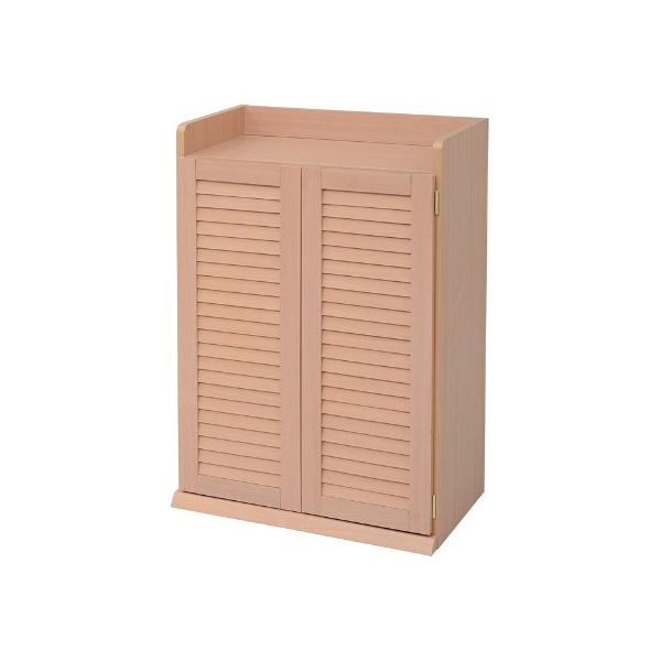 JKプラン SGT-0101-NA ルーバーシューズボックス 幅60 ナチュラル メーカー直送