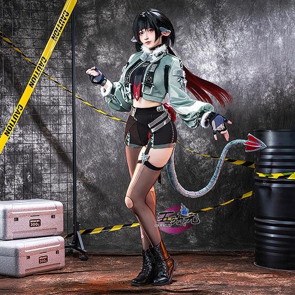 [工場直売　品質保証] 五次元　基萌　ゼンレスゾーンゼロ　コスプレ　ジェーン・ドゥ　衣装　ins大人気 ウィッグ　靴　髙!品!質