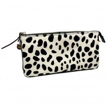 DAICO Pisoraro(ピソラロ) ハラコ ウォレットバッグ DALMATIAN PR239