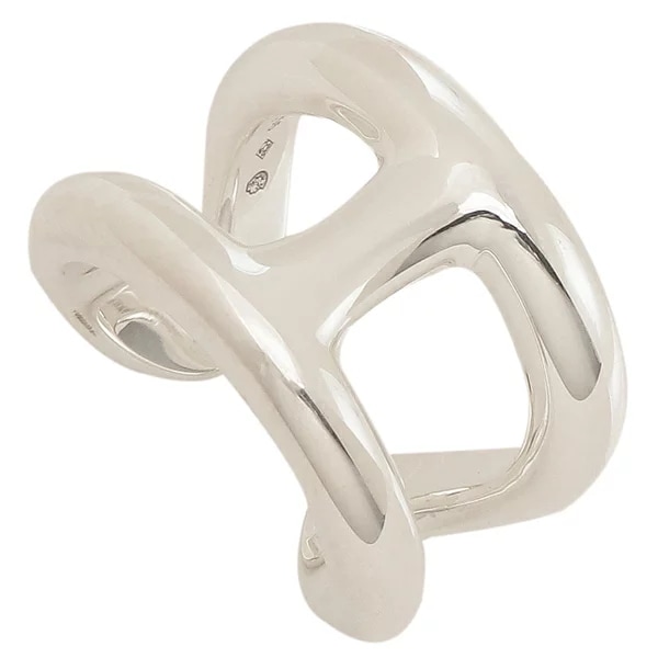 指輪 リング オスモズ GM シェーヌダンクル Hロゴ シルバー レディース H102536B