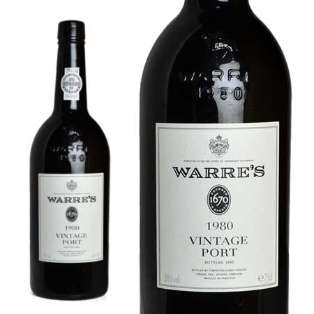 ワレ ヴィンテージ ポート ヴィンテージ 1980 ワレ社 究極限定秘蔵熟成ポート古酒 ポルトガル ドウロ ポートワイン 正規代理店輸入品