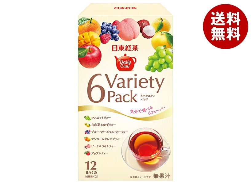 三井農林 日東紅茶 デイリークラブ 6バラエティーパック 1.8g×12袋×72箱入