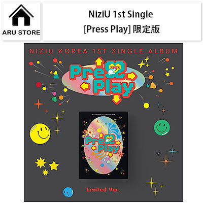 【限定版】 NiziU 1st Single Album 【Press Play】　LIMITED Ver....のサムネイル