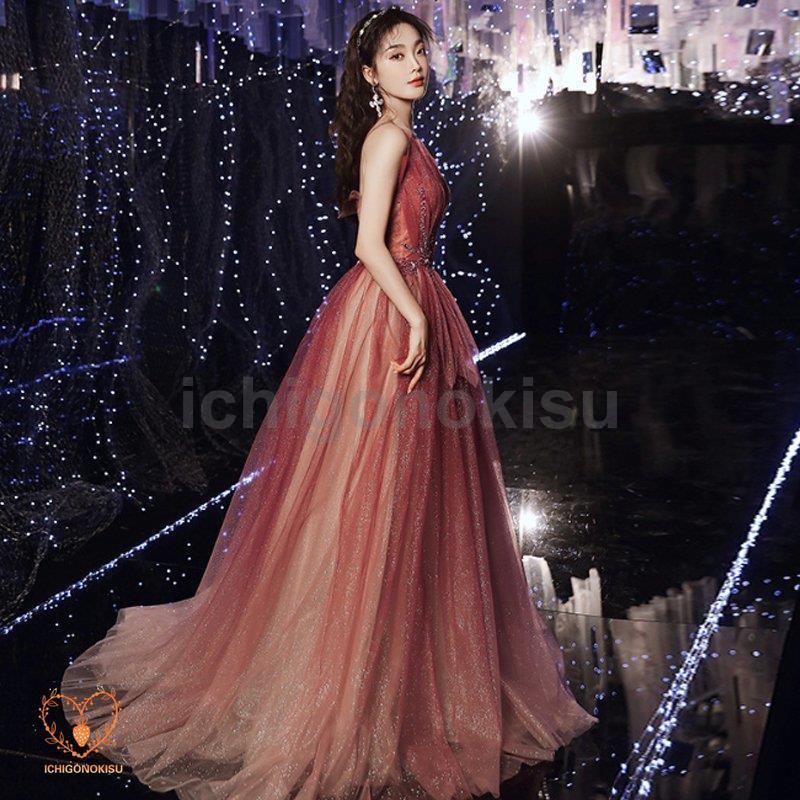 新製品 ロングドレス カラードレス ウェディングドレス ワンピース パーティードレス 演奏会 発表会 二次会 コンサート舞台 卒業式 同窓会 披露宴 謝恩会