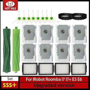 【最安値挑戦 送料無料】IRobot Roombaフィルター メインブラシとHEPAフィルター i7I6 i8 i3 Plus e5 e7 e & iシリーズ用掃除機アクセサリー