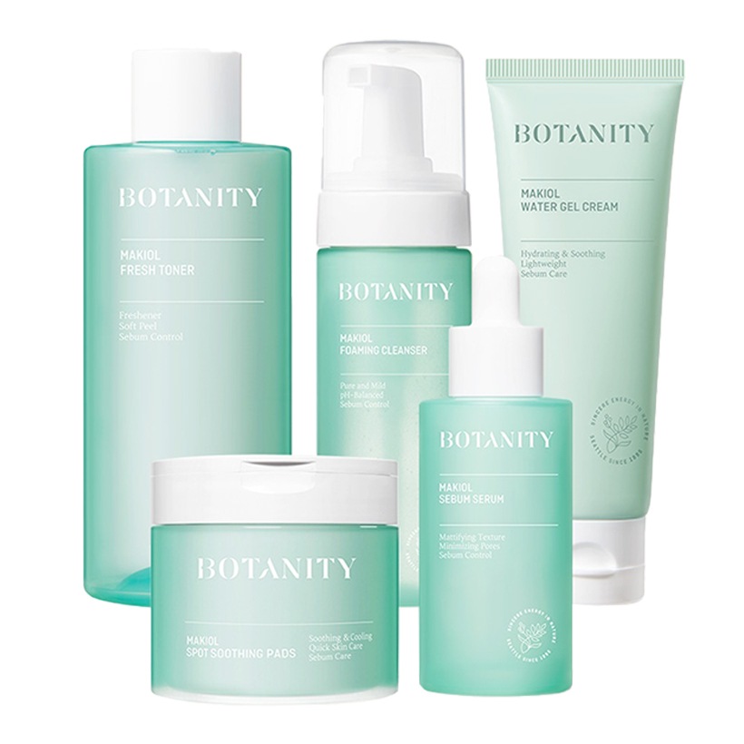 マキオルセット (スージングパッド+ウォータージェルクリーム+トーナー+クレンザー+シアルム)