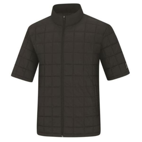 HC03 男性ウェルロン詰め物半袖パディングジャケット ディフロン(ブラック) KVJ6521M (S41556803)