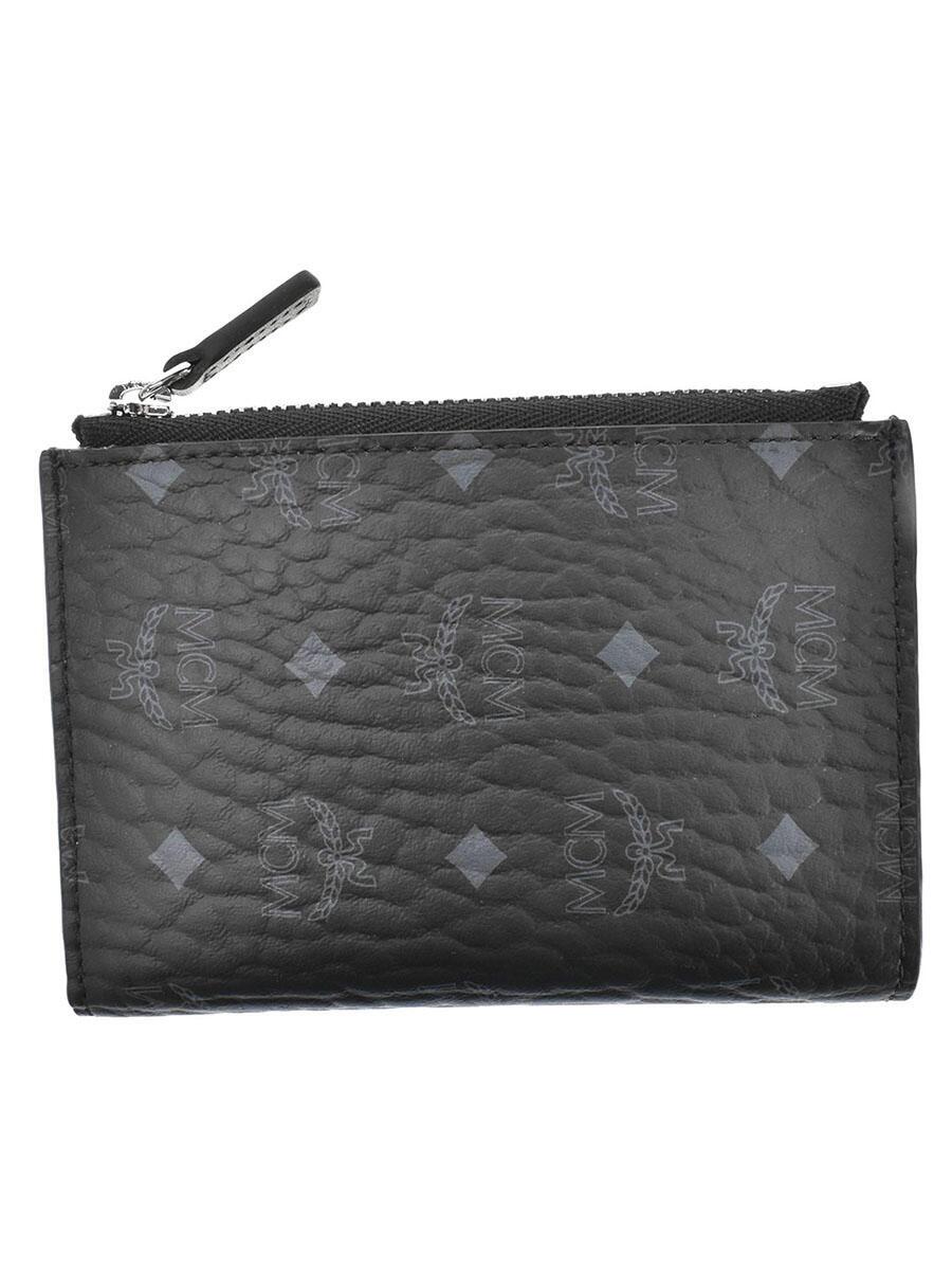 MCM MXSBSVI01-BK001 VISETOS ORIGINAL FLAP WALLET エムシーエム ヴィセトス オリジナル フラップ ウォレット ヴィセトス オリジナル 二折小銭財布