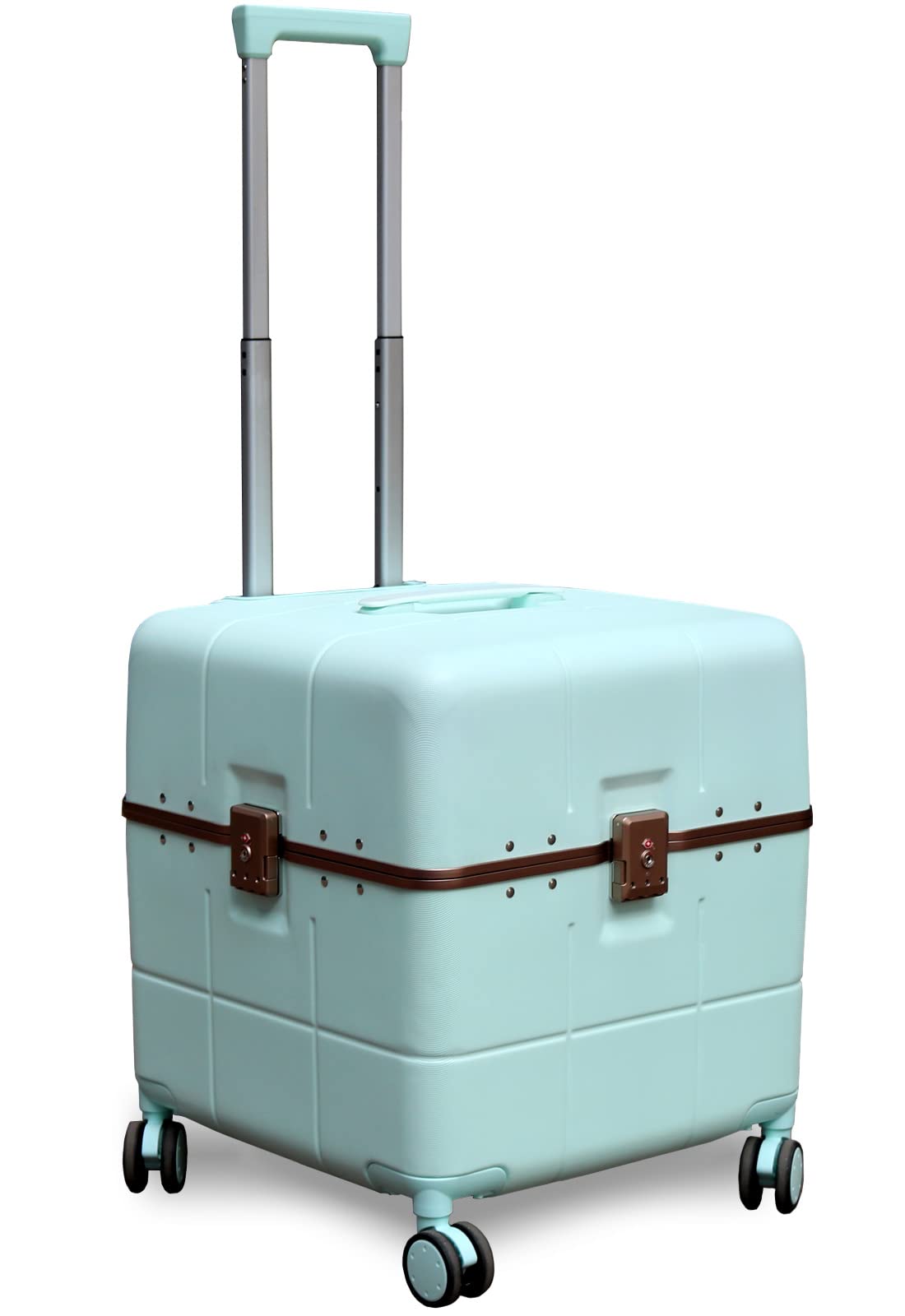 [retoo] 【ニューキューブ】 キャリーケース スーツケース 正方形 キューブ型 ハード TSAロック 静音 耐衝撃 3重ファスナー 旅行 耐久性 丈夫 ダブルファスナー 国内 海外 旅行 キャリ