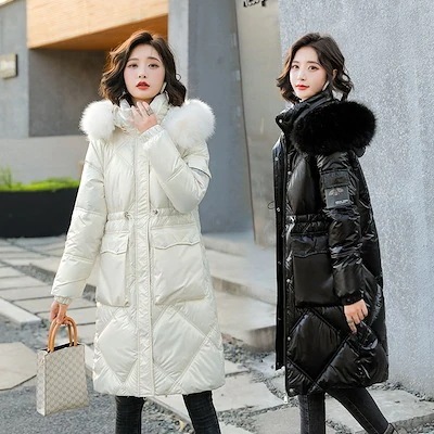 YA09厚手の上に冬の明るい面の綿の服を着ることができ(ありえ)ます女中長の綿の服洋気仙女の綿の上着