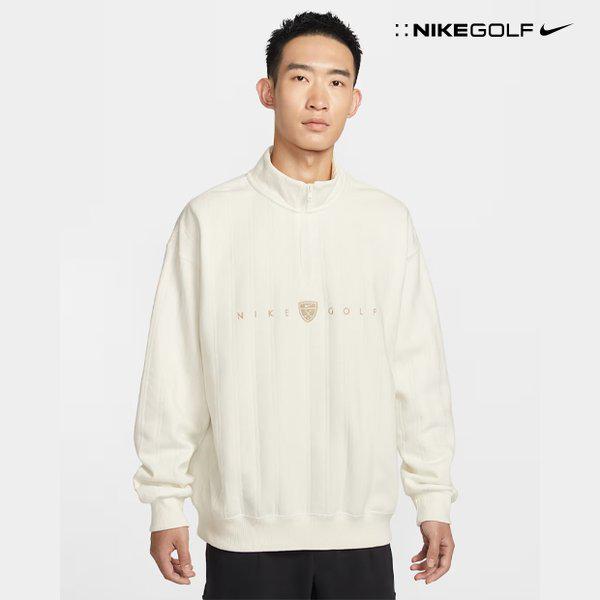 II0771-133 ナイキ フェアウェイ フレッシュ メンズ Therma-FIT オーバーサイズ ハーフジップ ゴルフトップ