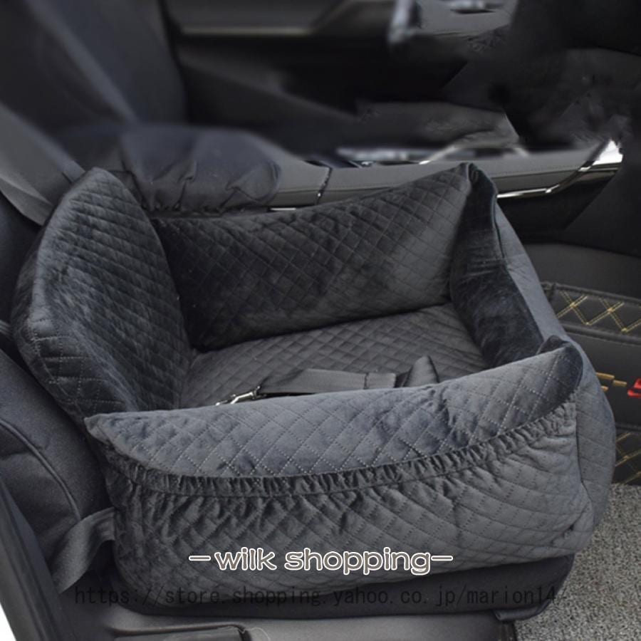 ペット用 ドライブベッド ドライブボックス 車用 カーベッド 座席シート キャリーバッグ 大型犬 くるま用品 車載用 持ち運び 車酔い防止 飛び出し防止おすすめ商品