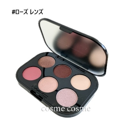MAC マック コネクト イン カラー アイシャドウ パレット x 6 #ローズ レンズ(0773602648665)