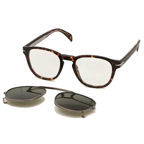 眼鏡フレーム アイウェア 50サイズ インターナショナルフィット ブラック ハバナ メンズ レディース DB 1117/CS 086