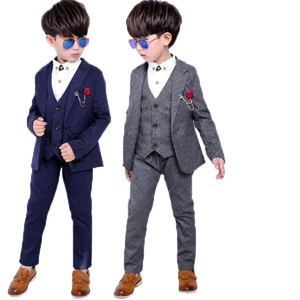 子供服 男 キッズ ジュニア 男の子 セットアップ 上下セット ジャケット シャツ ズボン ベスト