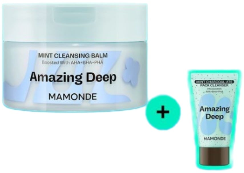 アメイジング ディープミント クレンジングバーム 90ml (+パックレンジャー 25g)毛穴皮脂軟化/ブレックヘッド/皮脂調節/ディープクレンジング