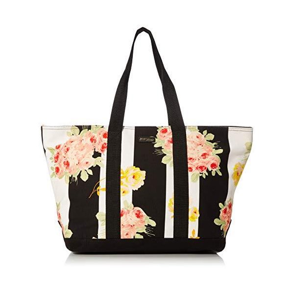 Betsey Johnson Floating Away Weekender， Black/White 並行輸入品