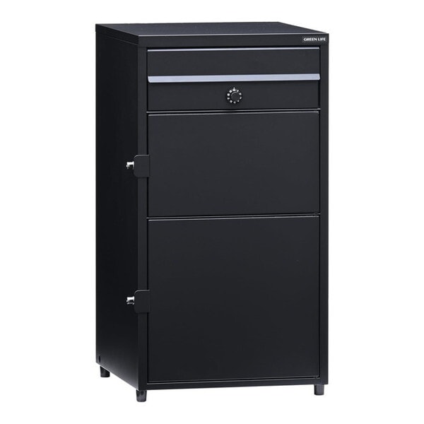 TRP2-4583(BK) ポスト一体型二段宅配ボックス レシーボ メーカー直送