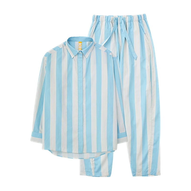 DRP オールラウンドウェアセット TWIN STRIPE SKY パジャマ パジャマセット ルームウェア 公式正規品 ギフト付き 可愛い 韓国ファッション