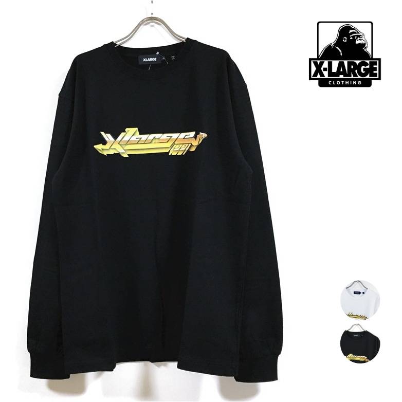 XLARGE エクストララージ METAL TYPE LOGO 長袖 Tシャツ メンズ