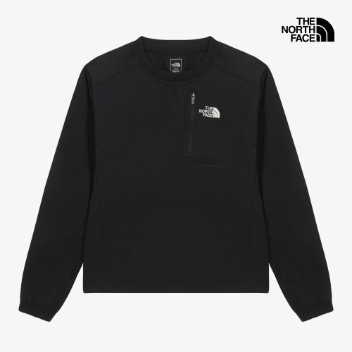 노스페이스 여성 윈든 긴팔 티 블랙 NT7TS39A