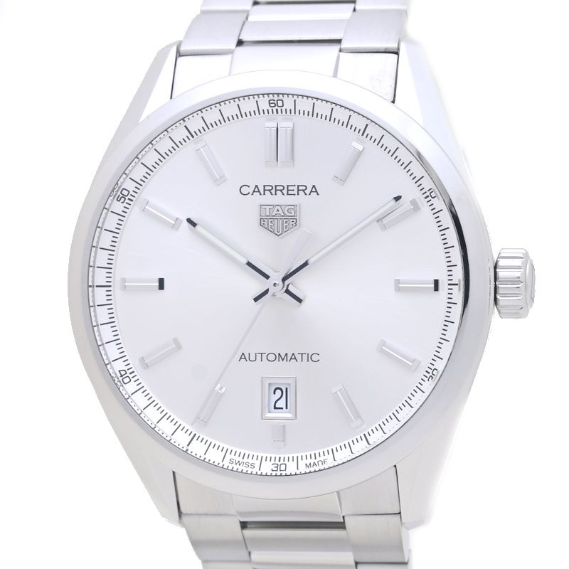 カレラ デイト キャリバー５ WBN2111.BA0639【21年購入/磨き済】ステンレススチール メンズ /39524【中古】【腕時計】 141,900円