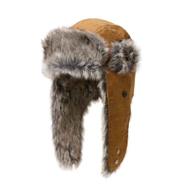 [即納]NEWERA ニューエラ トラッパー コーデュロイ ウィート ボンバーキャップ フライトキャップ 耳あてつき帽子 防寒 アウトドア ファー 帽子 キャップ MENS メンズ　男性 NEW ER