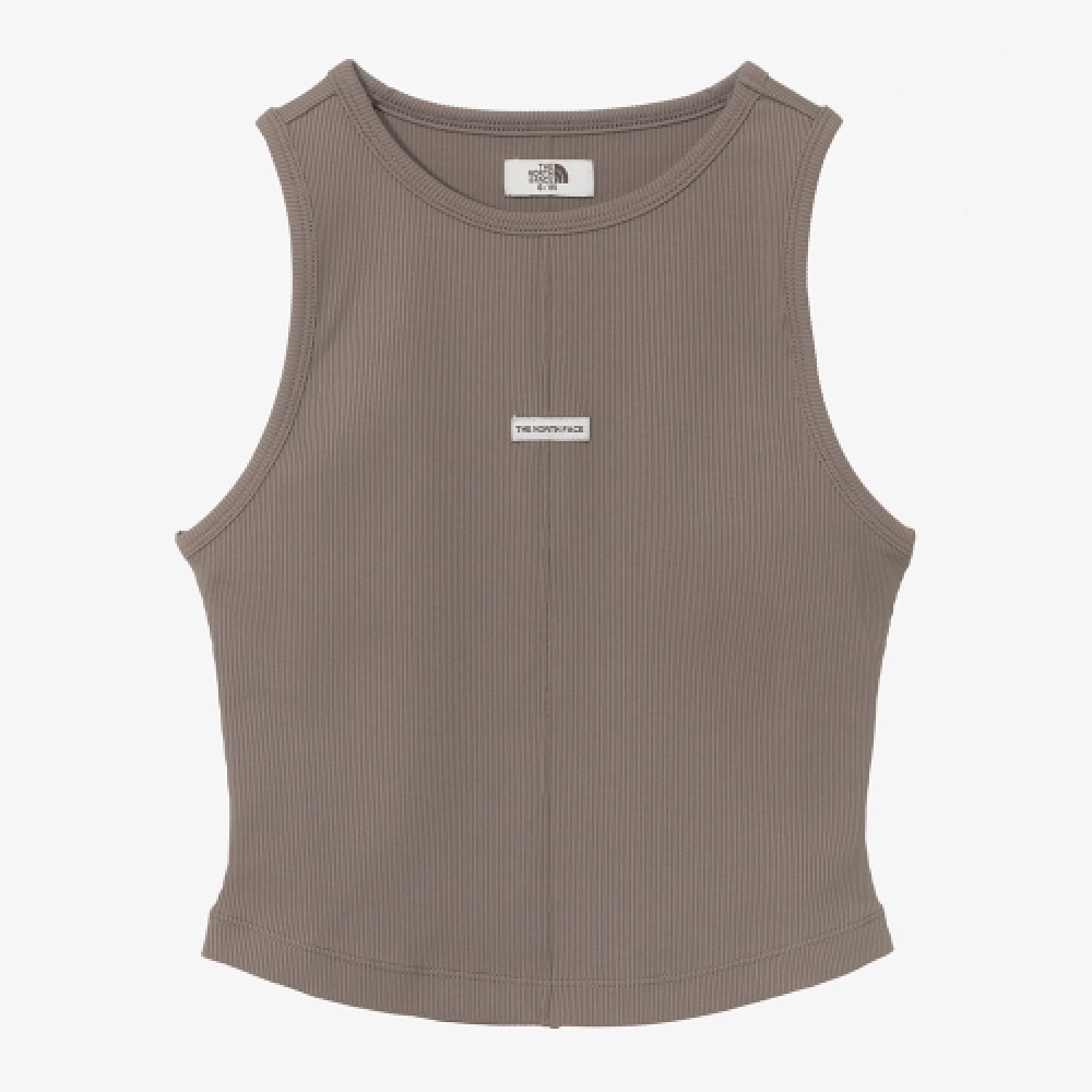 THE NORTH FACE 女性 ソフト ウェーブ スリーブレス_BEIGE BROWN NT7VR30K