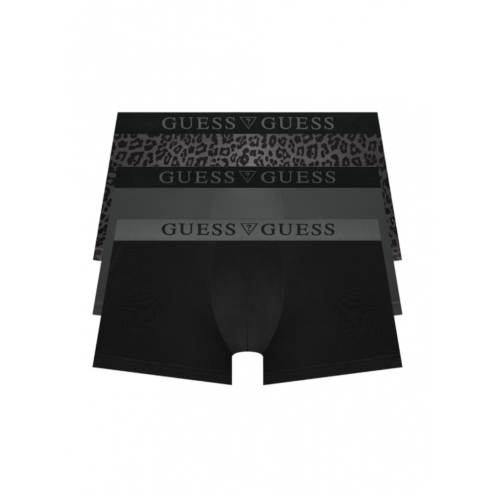 GUESS アンダーウェアダークナイトホッピーローズセット 3パック (DGY BK)