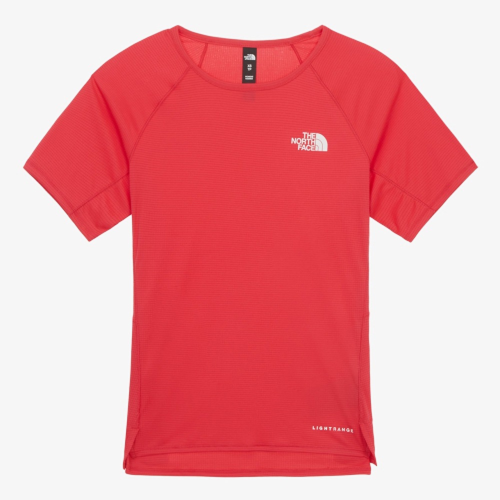 ザ・ノース・フェイス NT7UR39A 女性用サンライザー半袖 Tシャツ_ポピーレッド
