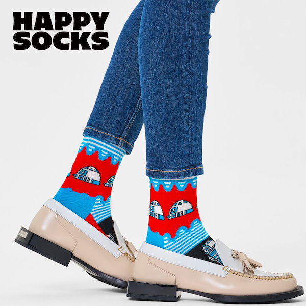 Qoo10] ハッピーソックス Happy Socks 靴下 レディース