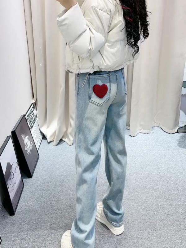 レディース ファッション カジュアル おしゃれ ハイウエスト ジーンズ パンツ 初春 ナロー ワイドレッグ パンツ 大きいサイズ スリム ストレート パンツ