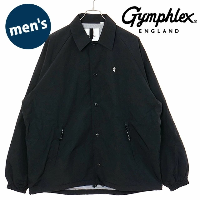 ハーフコート [#GY-A0685 RNW] HALF COAT メンズ スポーツファッション ライトアウター シャツジャケット コーチジャケット BLACK(OFF WHITE) 正規取扱店