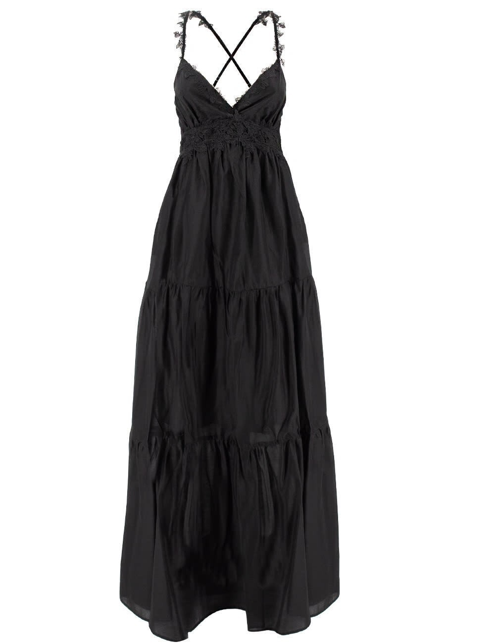 D46EQ029ES3_MF099 ブラック 春夏2025 ドレス レディース ia